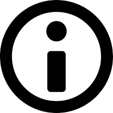 Info image, Icon showing the letter i, set inside a circle. Activate to hear Information about playing the Irish Whistle. 